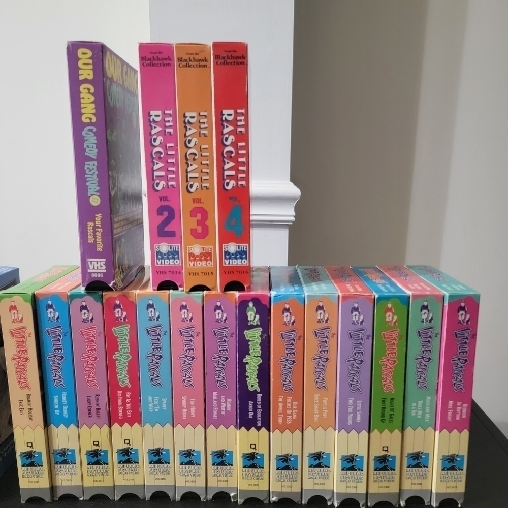 THE LITTLE RASCALS 20 VINTAGE VHS TAPES (CABIN FEVER & MORE!!!) 10 lb pkg! - Picture 4 of 7